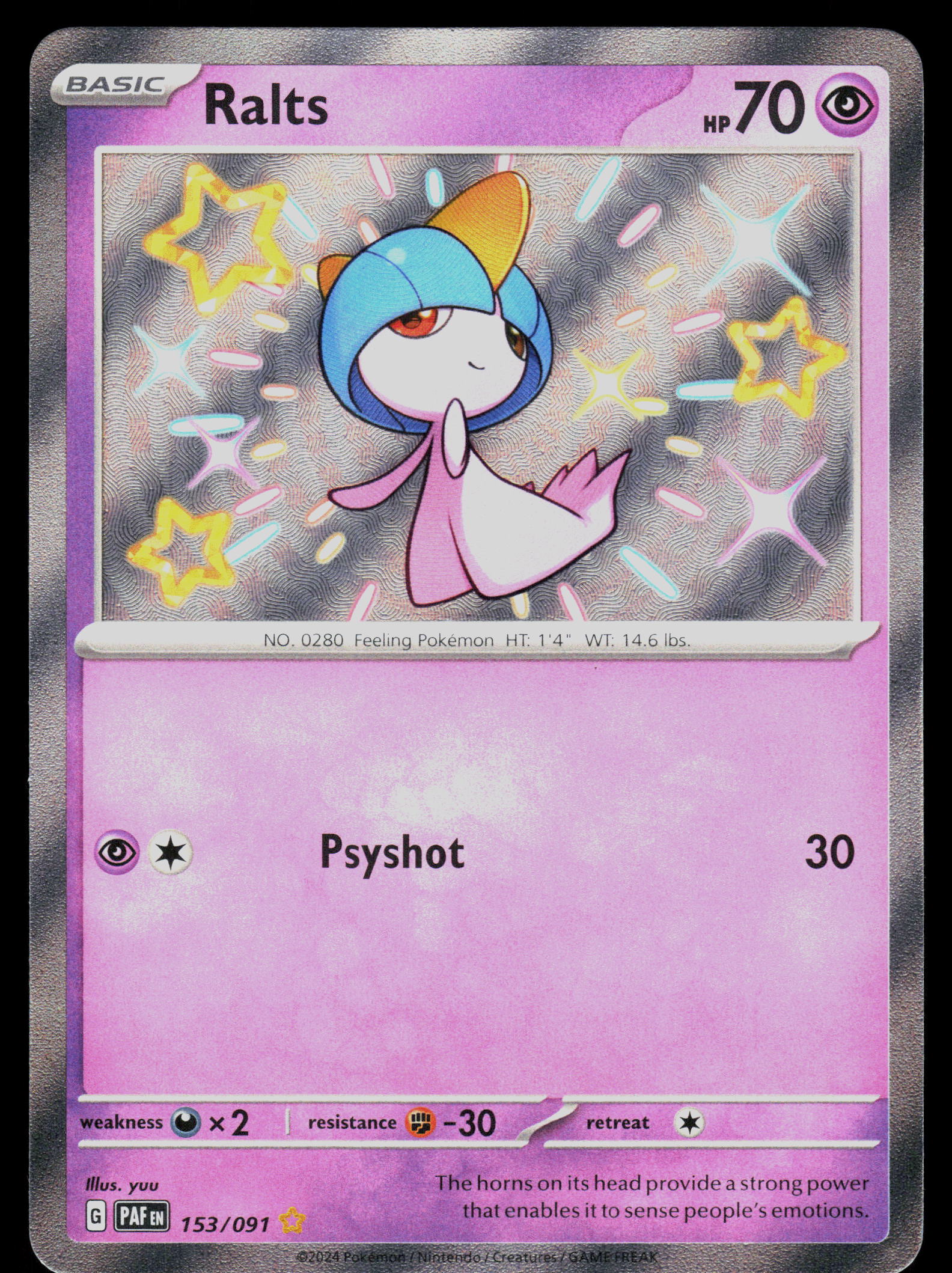SV: Paldean Fates #153/091 Ralts