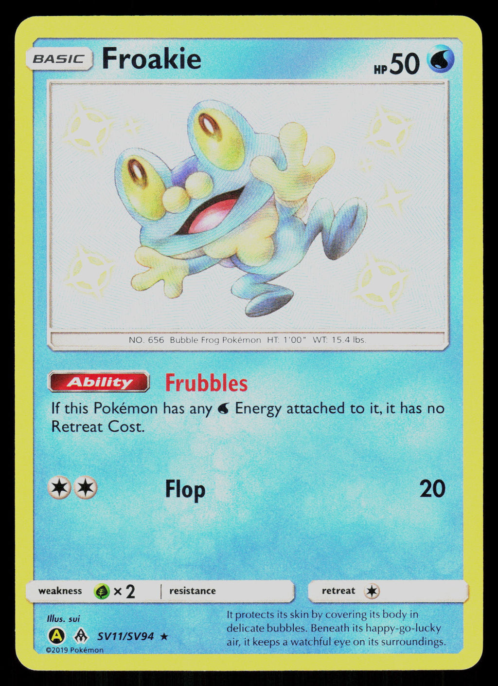 Hidden Fates: Shiny Vault #SV11/SV94 Froakie