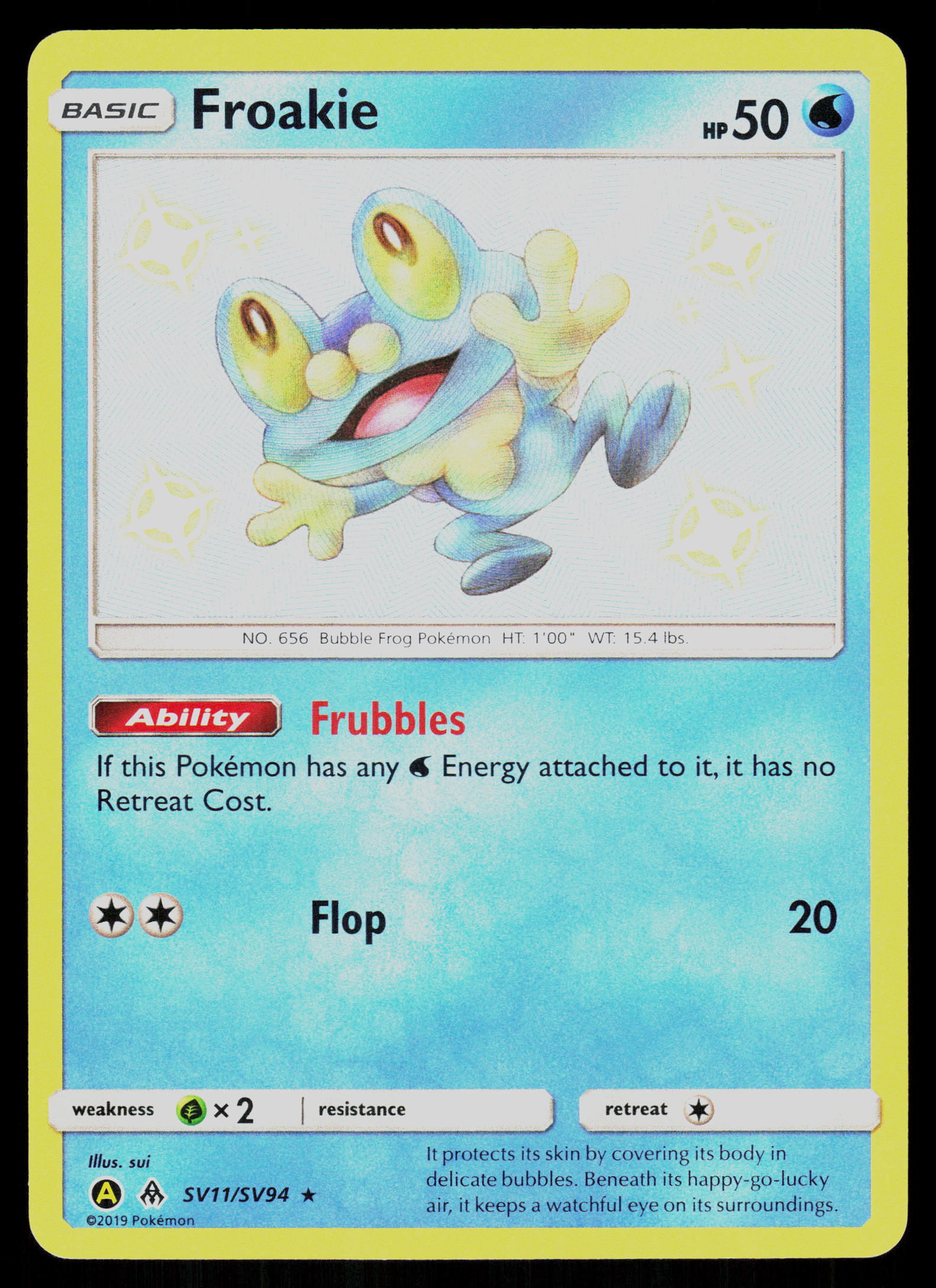 Hidden Fates: Shiny Vault #SV11/SV94 Froakie