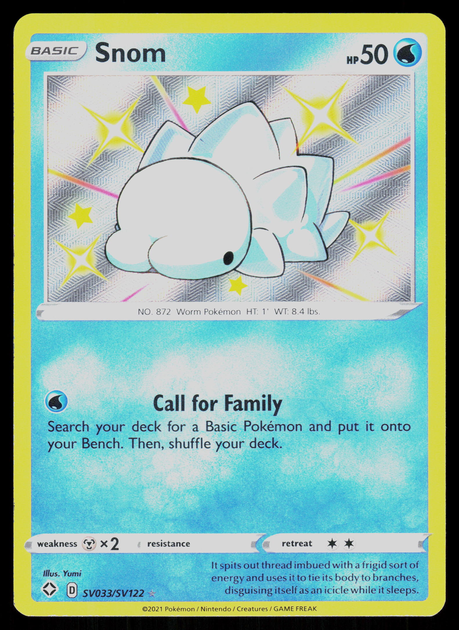 Shining Fates: Shiny Vault #SV033/SV122 Snom