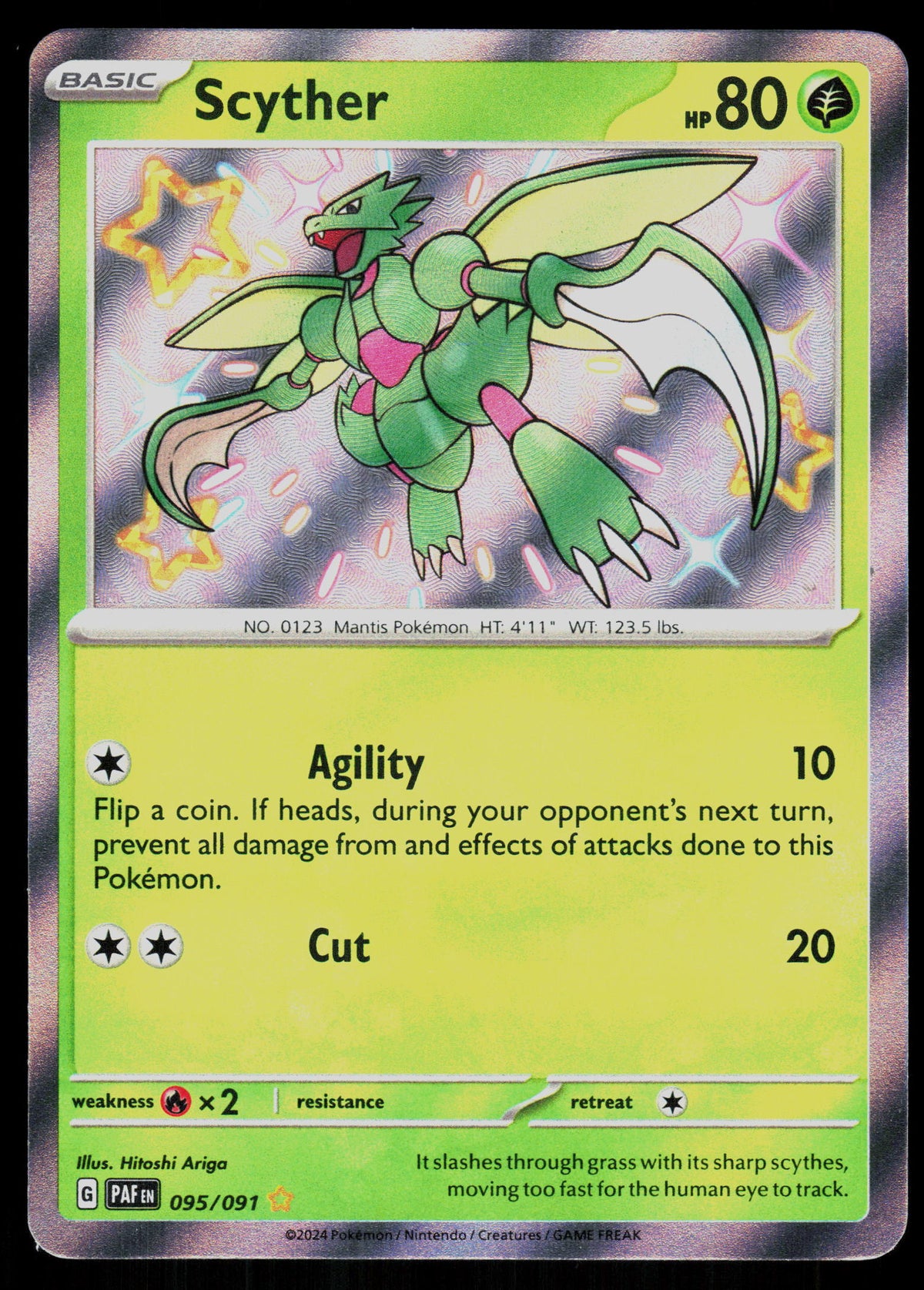 SV: Paldean Fates #095/091 Scyther