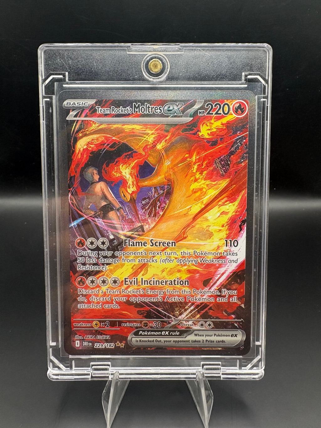 SV10: Destined Rivals #229/182 Team Rocket's Moltres ex