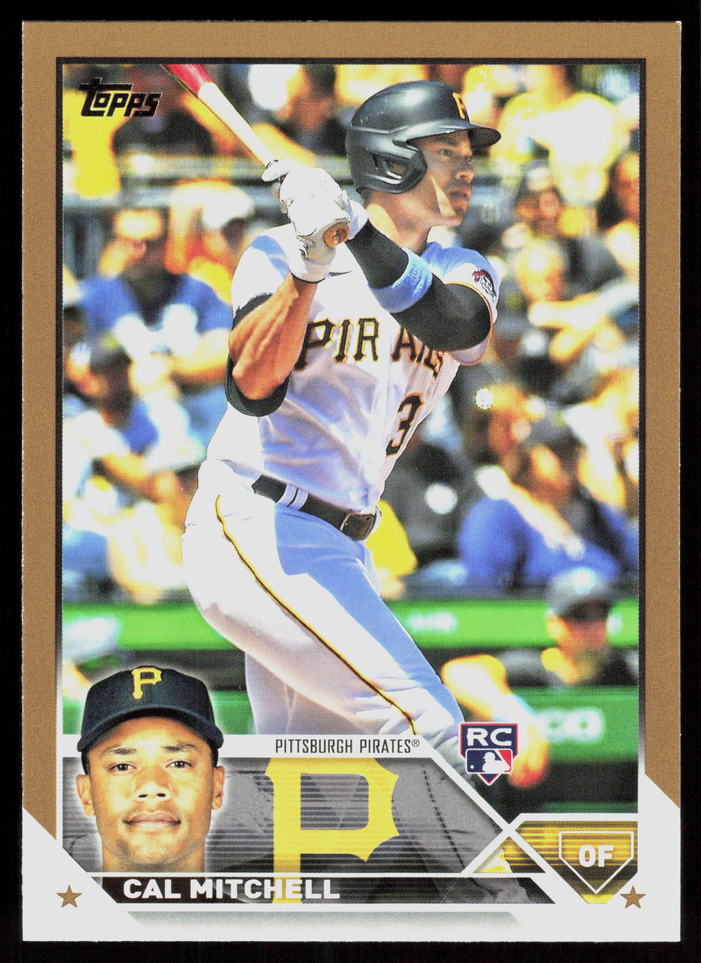 2023 Topps #313 Cal Mitchell Gold #/2023