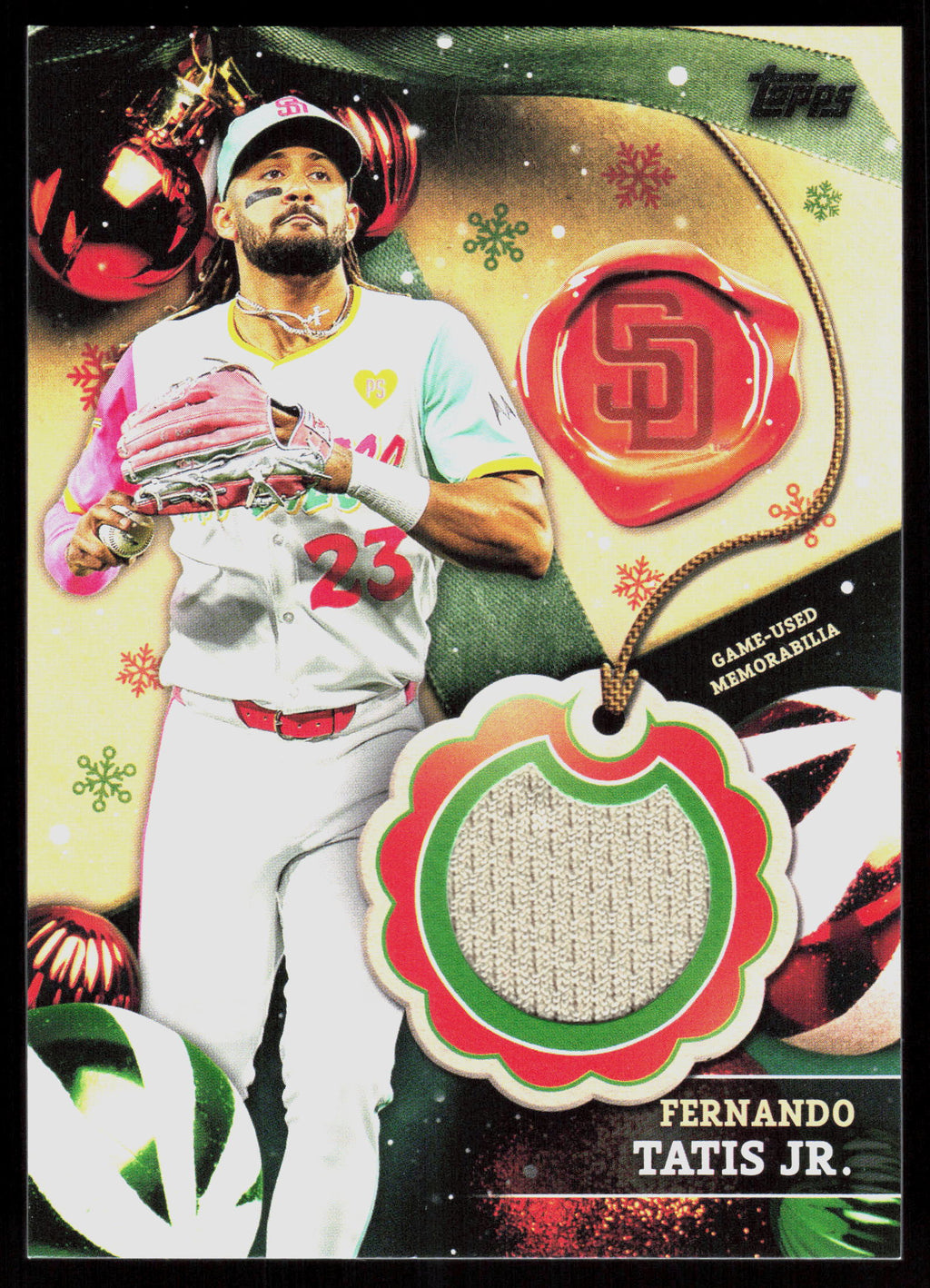 2024 Topps Holiday #RC-KH Kyle Harrison Relics