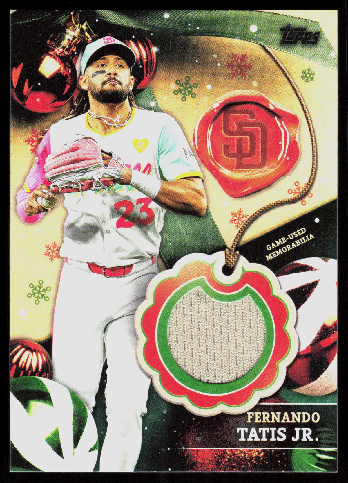 2024 Topps Holiday #RC-KH Kyle Harrison Relics