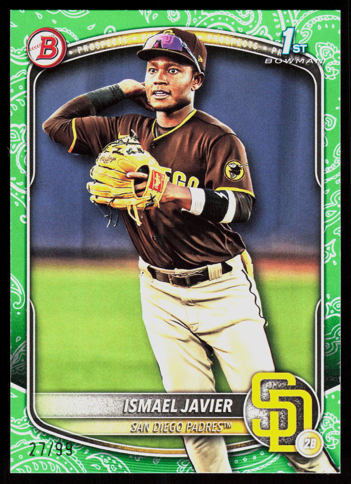 2025 Bowman #BP-52 Ismael Javier Prospects /99