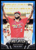 2024 Topps Update #FP-9 Metro Boomin First Pitch Blue