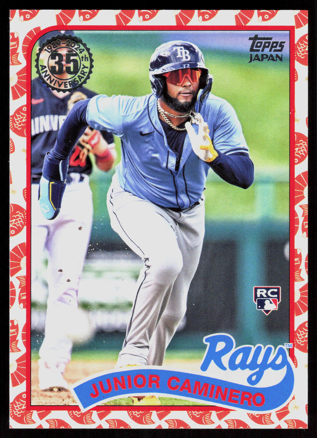 2024 Topps Update #89RU-JCA Junior Caminero 1989 Topps Baseball 35th Anniversary