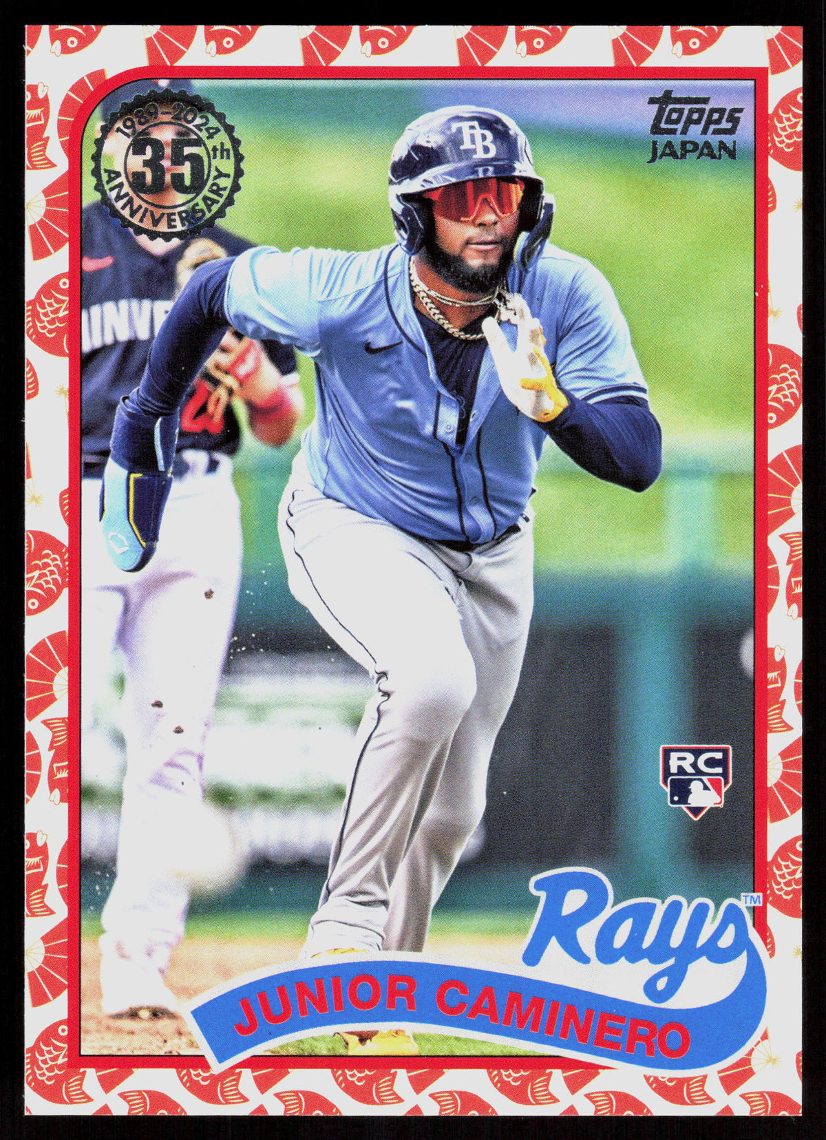 2024 Topps Update #89RU-JCA Junior Caminero 1989 Topps Baseball 35th Anniversary