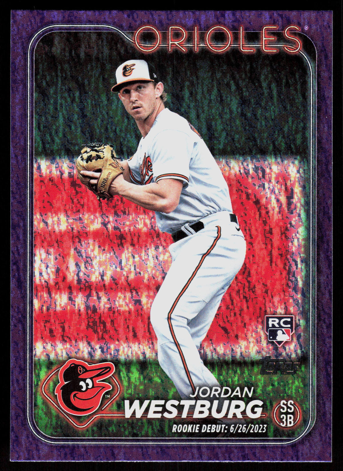 2024 Topps Update #US125 Jordan Westburg Purple Holofoil #/799