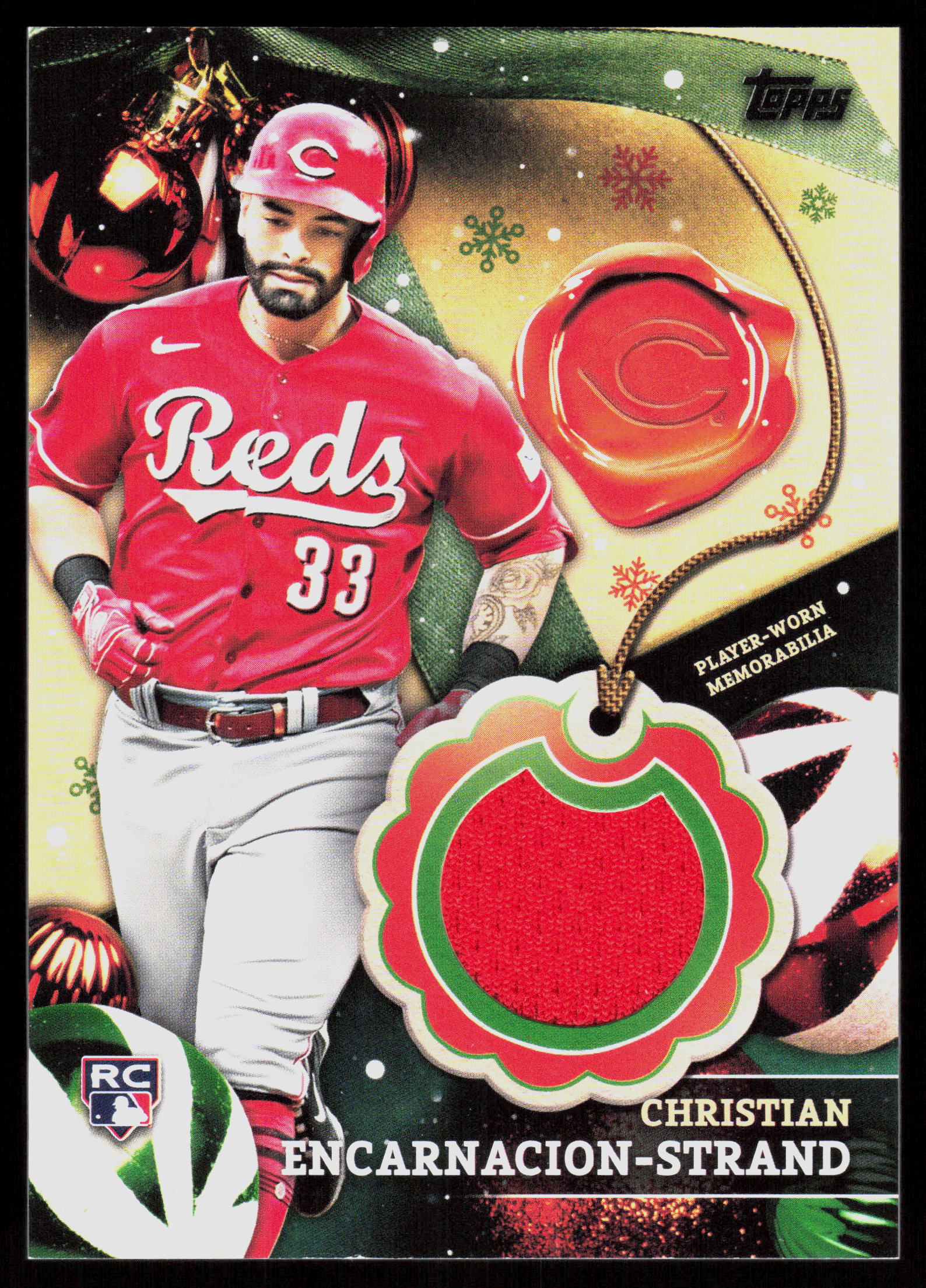 2024 Topps Holiday #RC-CE Christian Encarnacion-Strand Relics