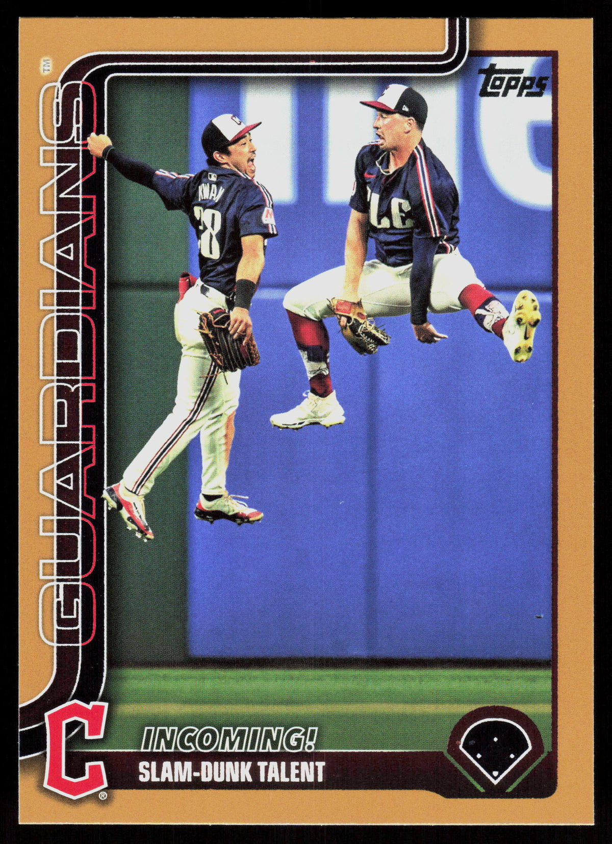 2025 Topps #26 Incoming! Slam-Dunk Talent Gold #/2025