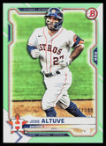 2021 Bowman #84 Jose Altuve Neon Green #/399