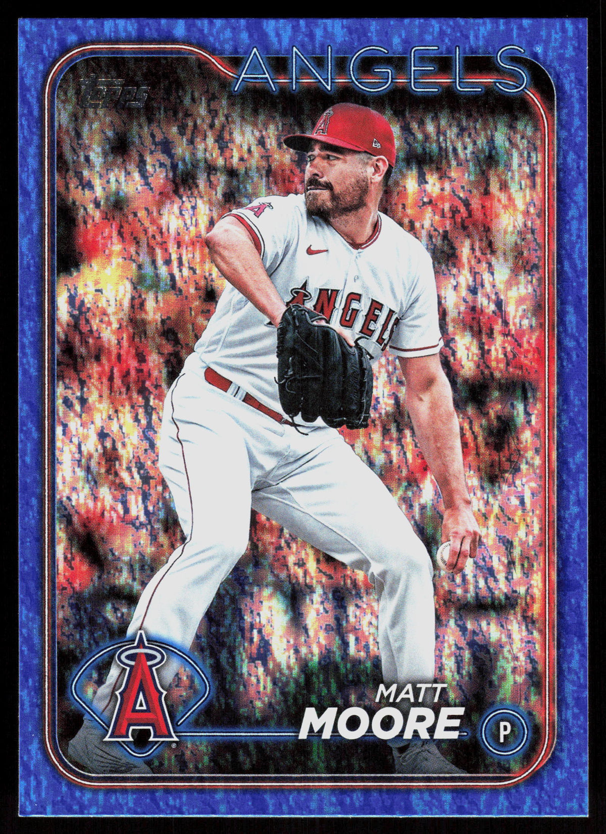2024 Topps Update #US182 Matt Moore Blue Holofoil #/999