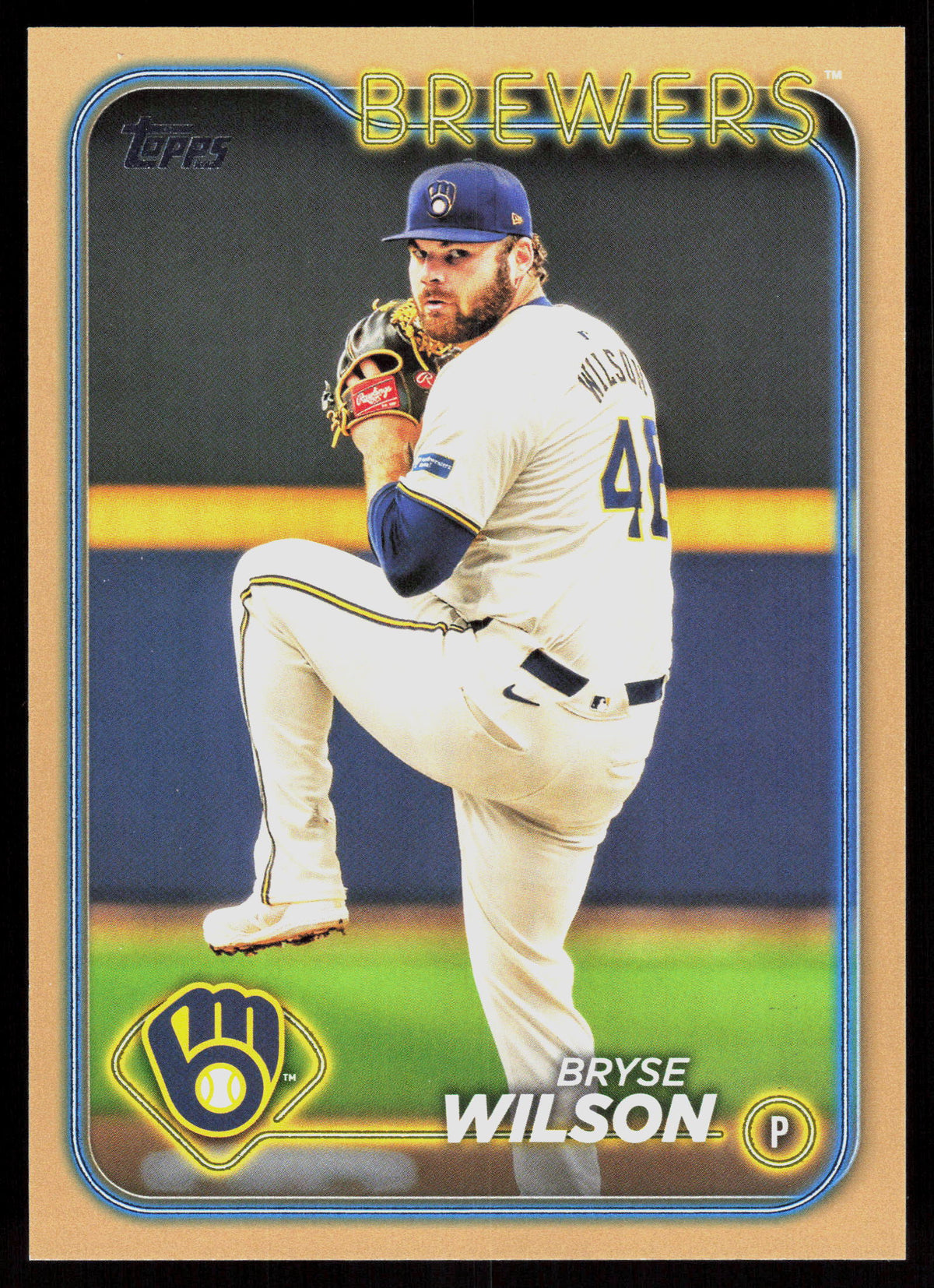 2024 Topps Update #US45 Bryse Wilson Gold #/2024