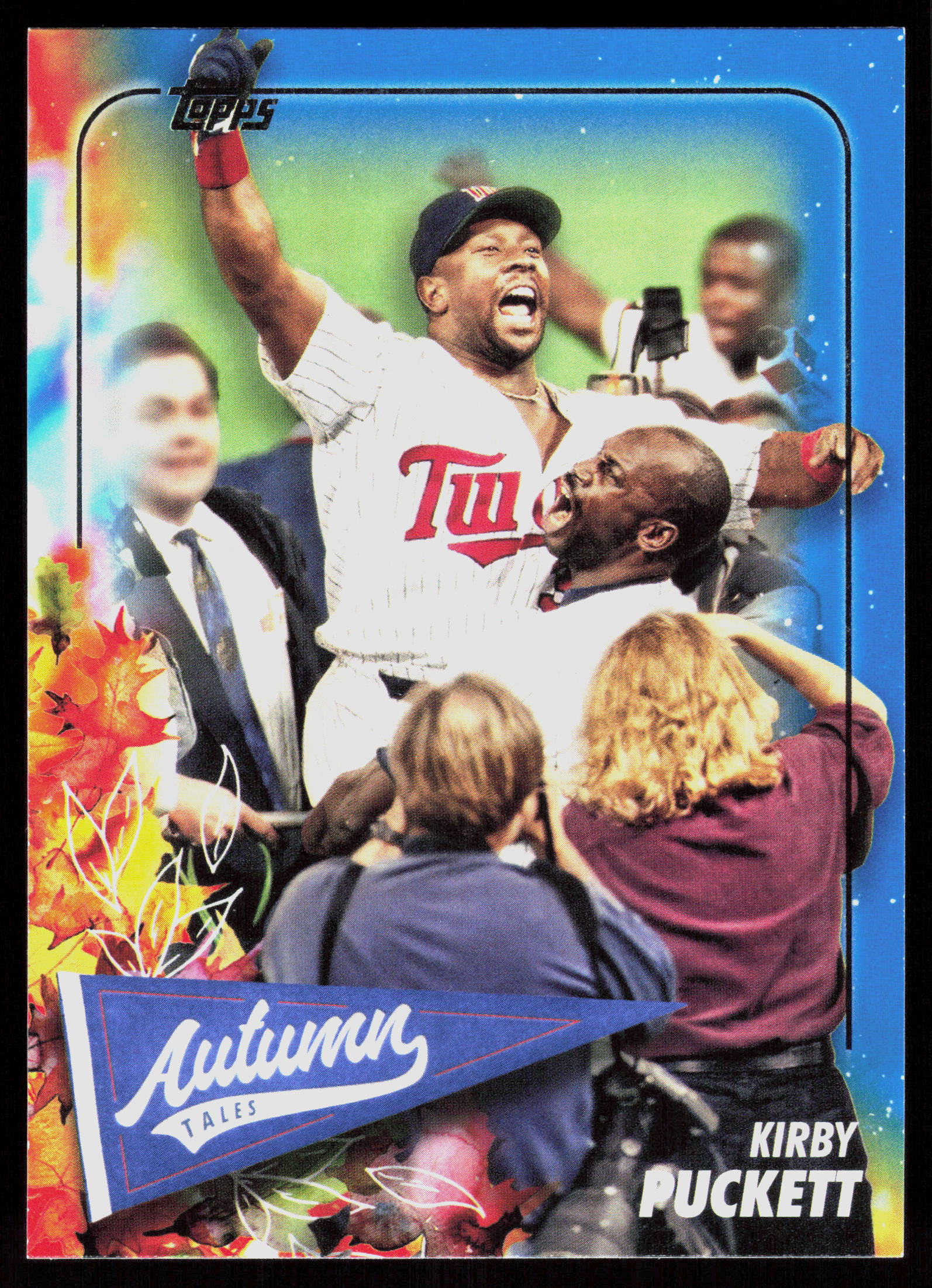 2024 Topps Update #AT-15 Kirby Puckett Autumn Tales Blue