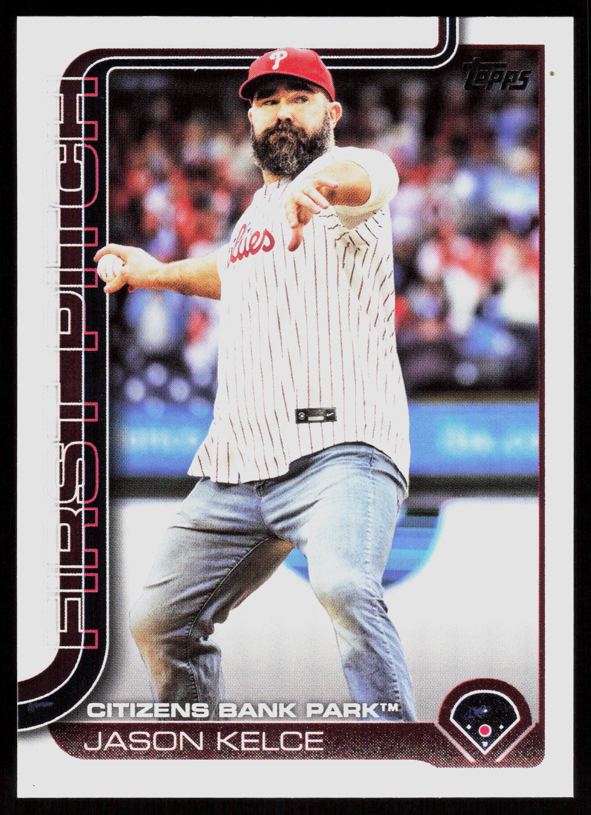 2025 Topps #FP-1 Jason Kelce First Pitch (Series One)
