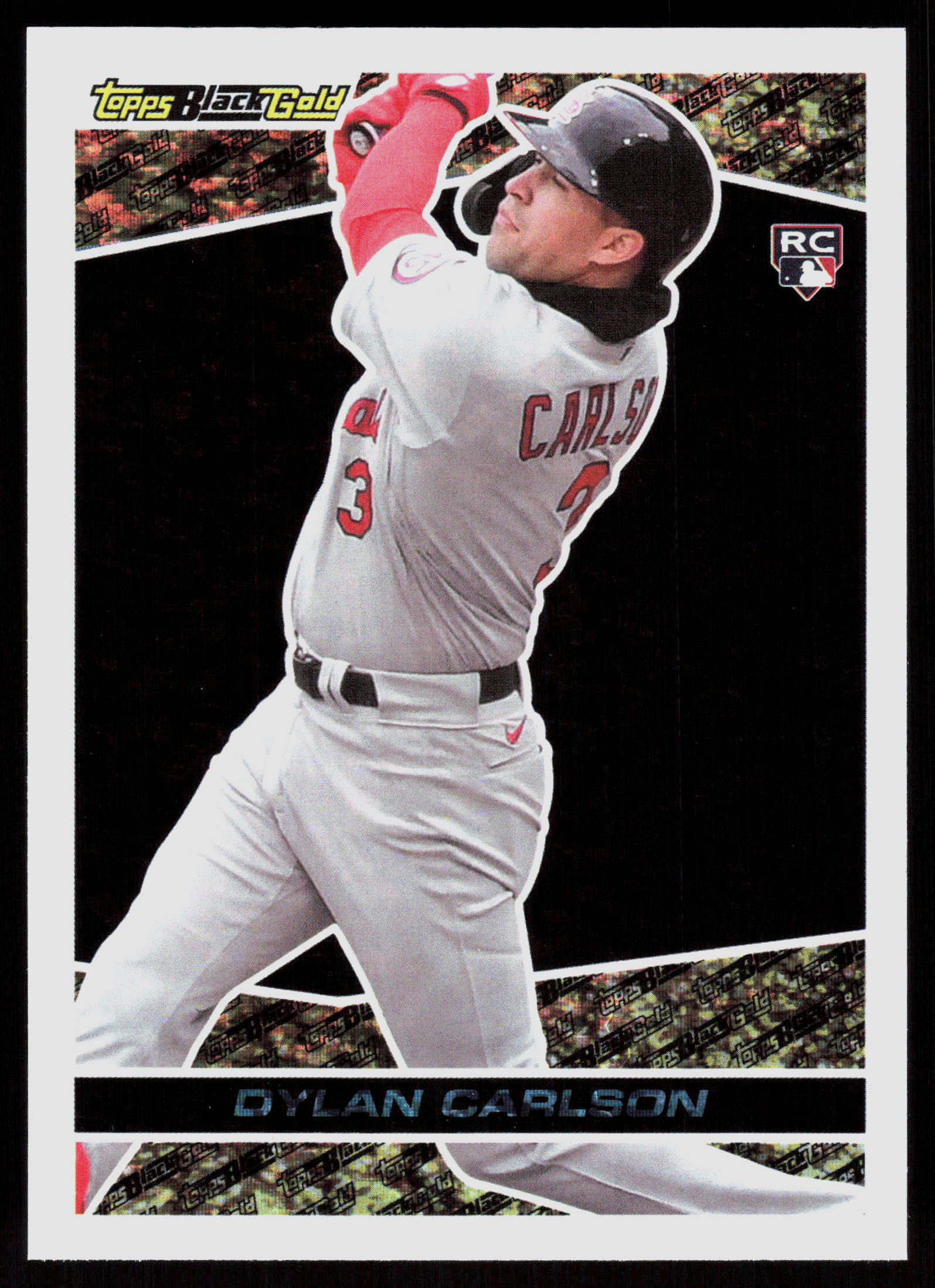 2021 Topps Chrome Update #BGC-20 Dylan Carlson Topps Black Gold