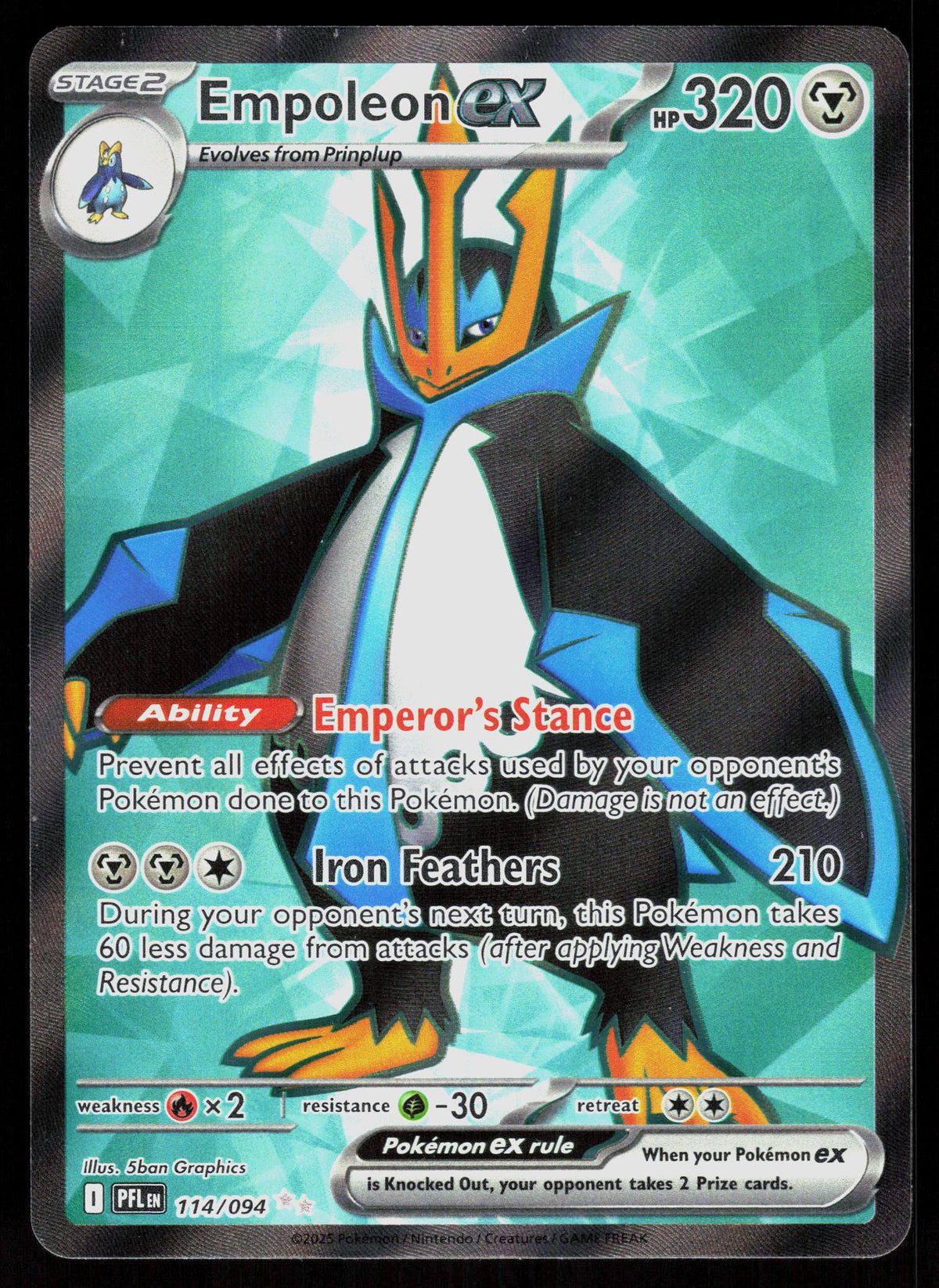 ME02: Phantasmal Flames #114/094 Empoleon ex