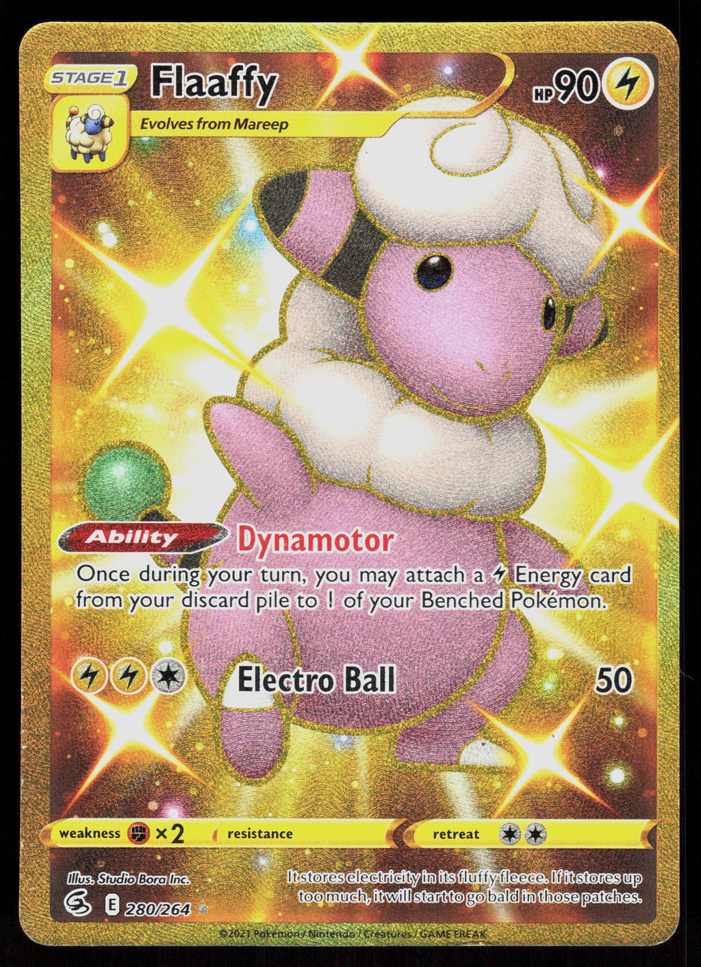 SWSH08: Fusion Strike #280/264 Flaaffy (Secret)