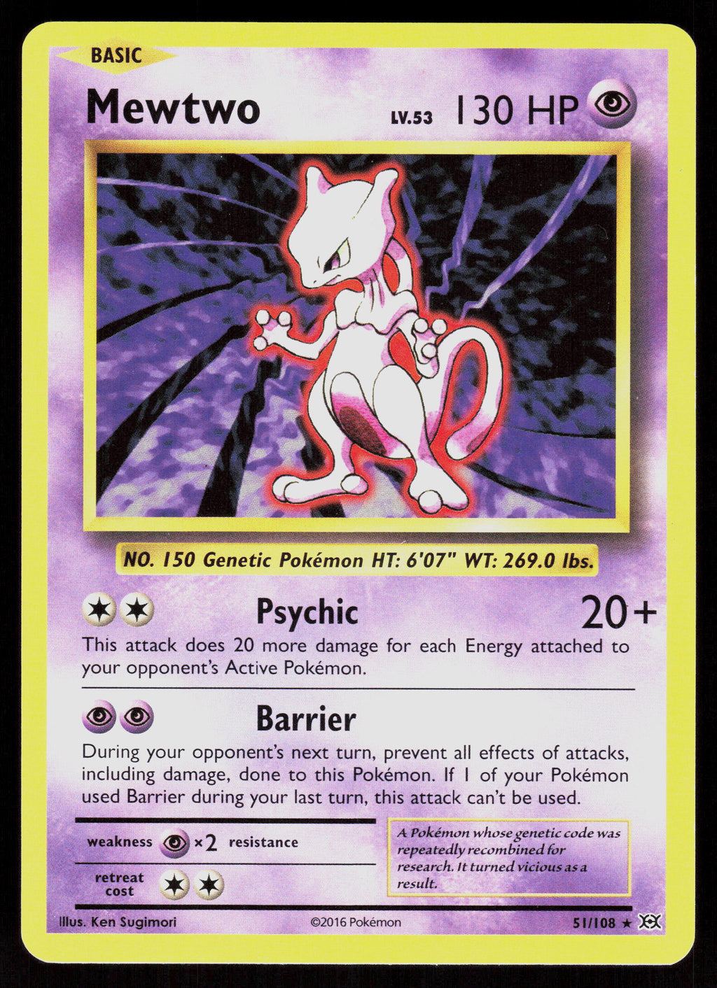 XY - Evolutions #51/108 Mewtwo
