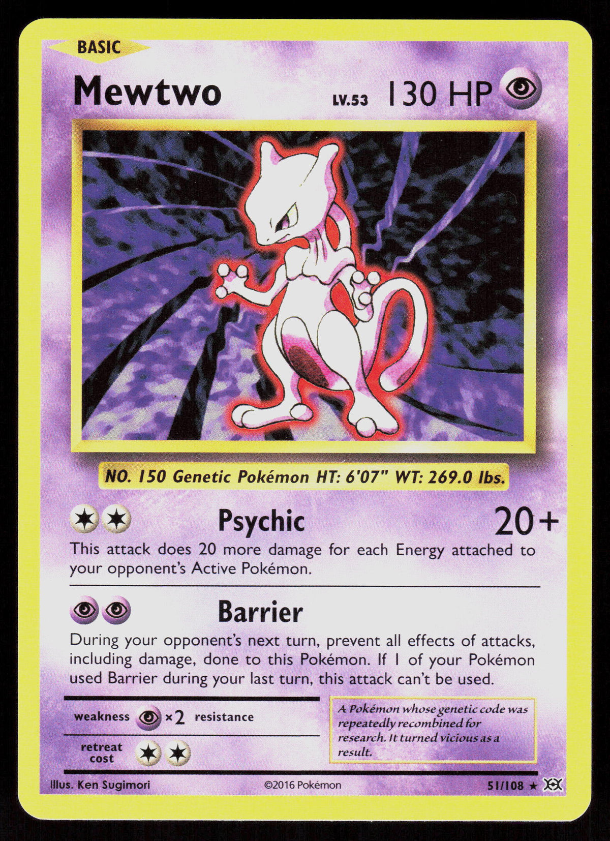 XY - Evolutions #51/108 Mewtwo