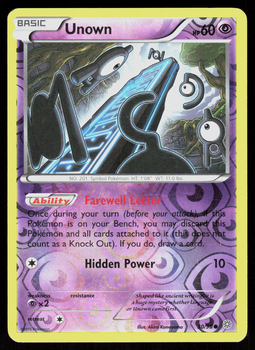 XY - Ancient Origins #30/98 Unown