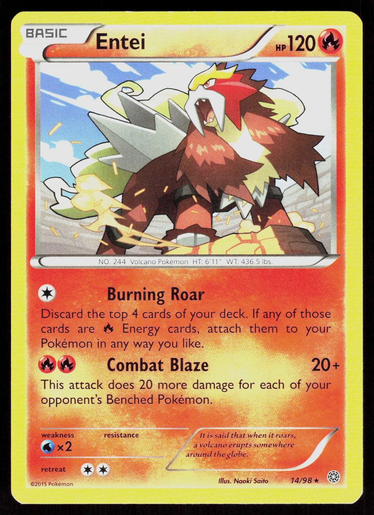 XY - Ancient Origins #14/98 Entei (14)