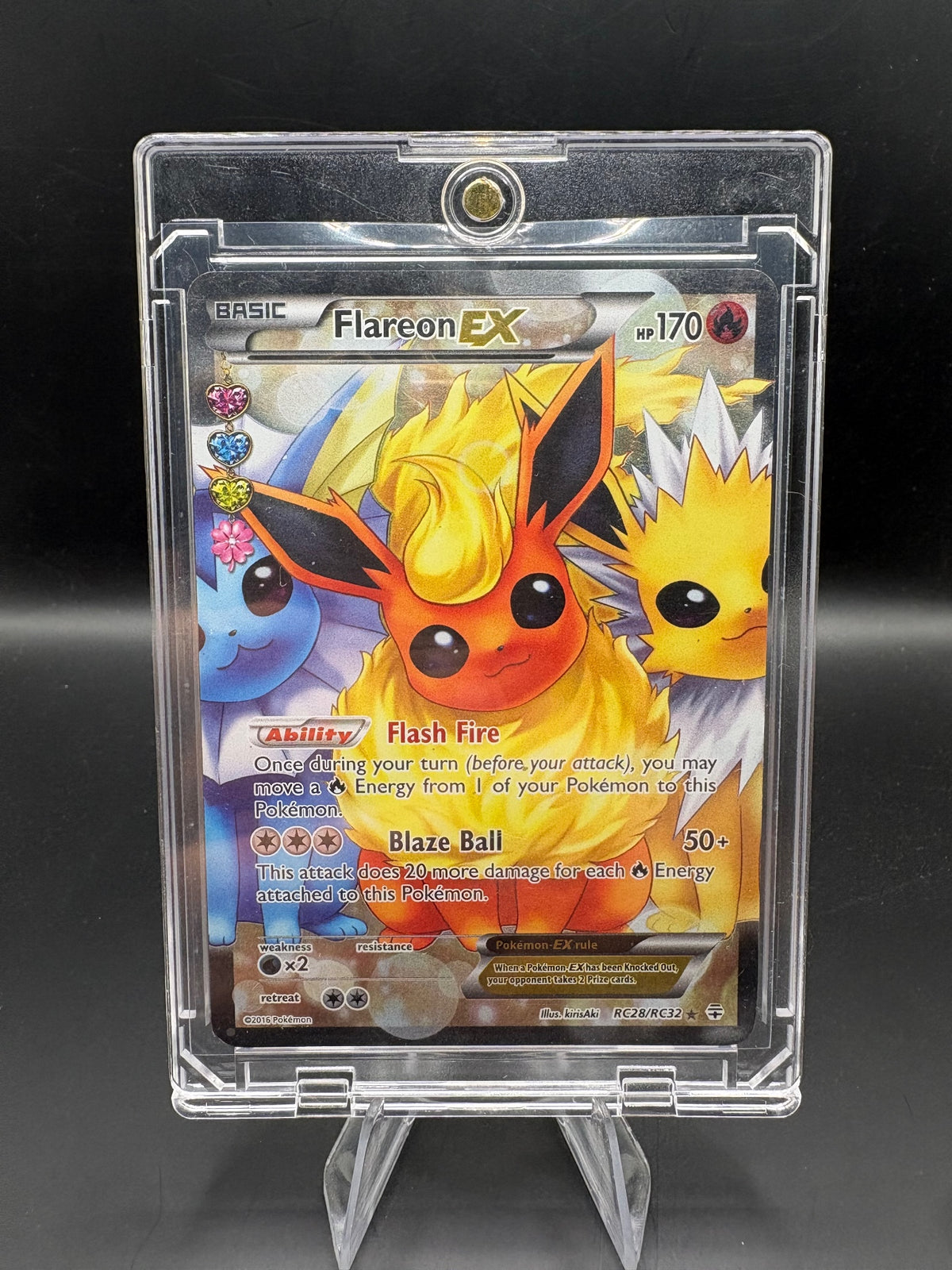 Generations: Radiant Collection #RC28/RC32 Flareon EX (Full Art)