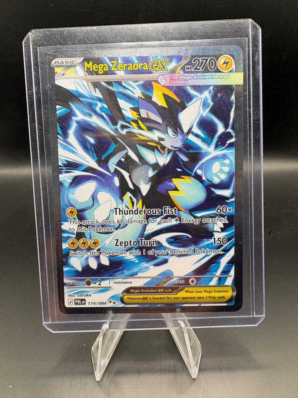 M5: Abyss Eye #112/081 Mega Zeraora ex