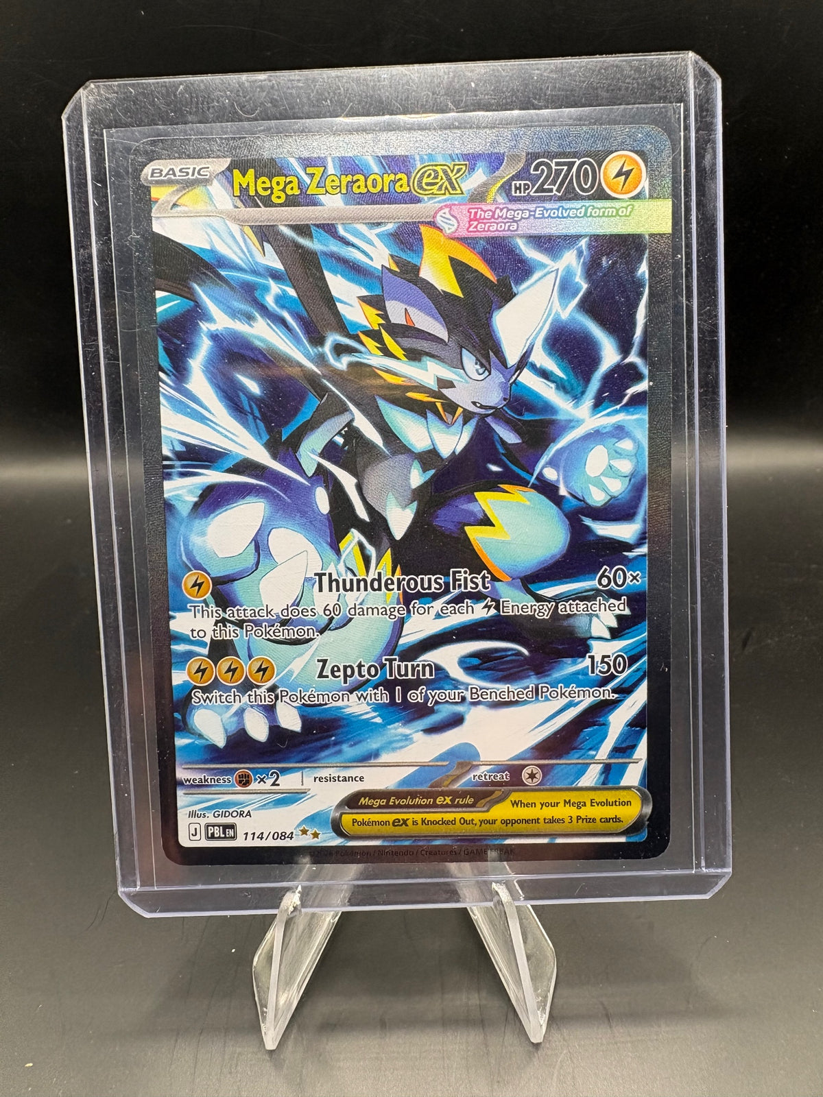 M5: Abyss Eye #112/081 Mega Zeraora ex