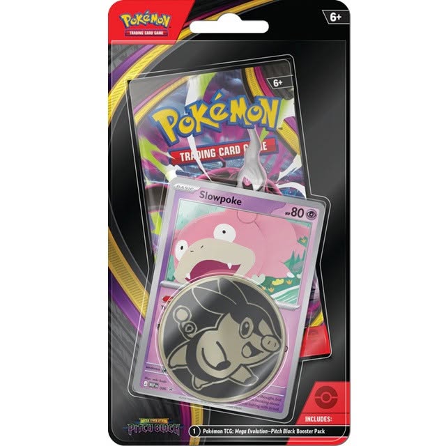 Pokemon - Mega Evolution - Pitch Black - Checklane Blister - Slowpoke