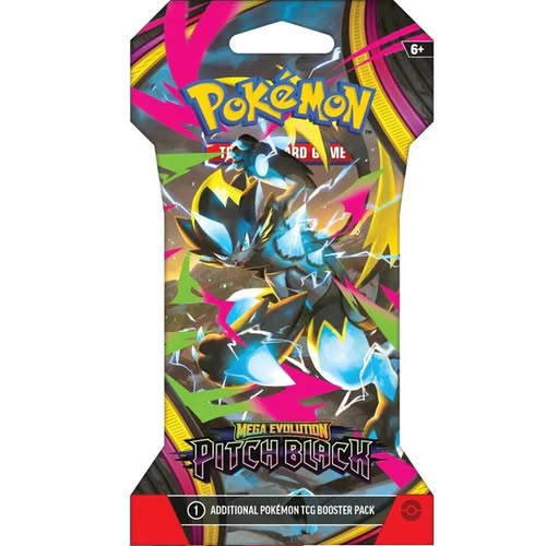 Pokemon Mega Evolution Pitch Black Sleeved Booster