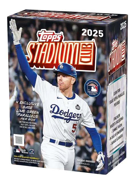 2025 Topps Stadium Club Blaster Box